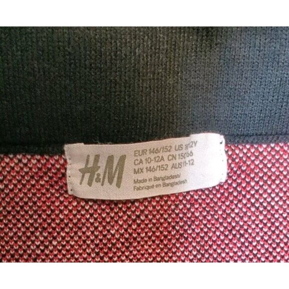 H&M Womens Sz XXS Plaid Mini Skirt Preppy A Line Red Anime Grunge Punk Y2K 90's - Picture 7 of 9